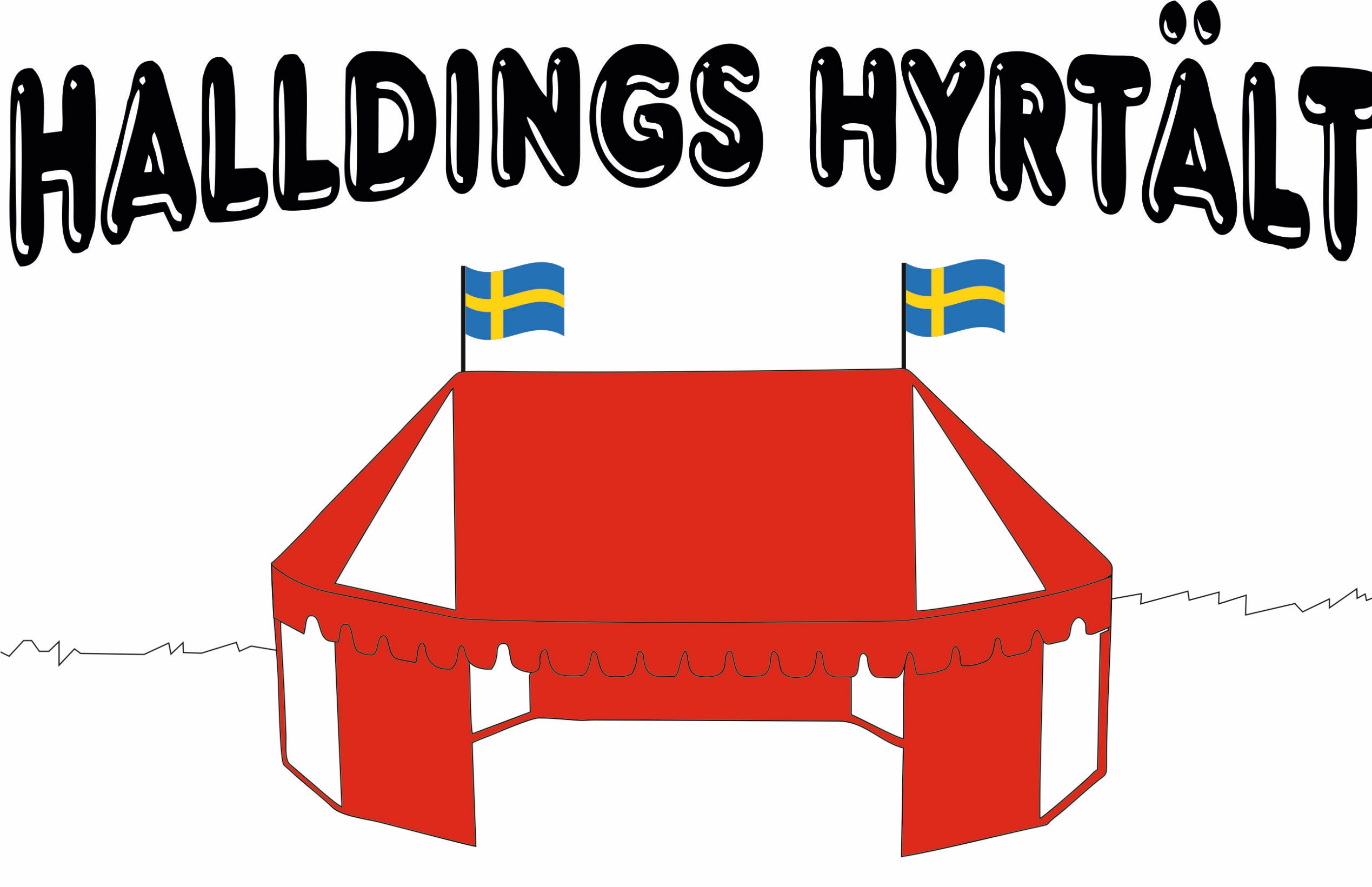Halldings Hyrtält logga